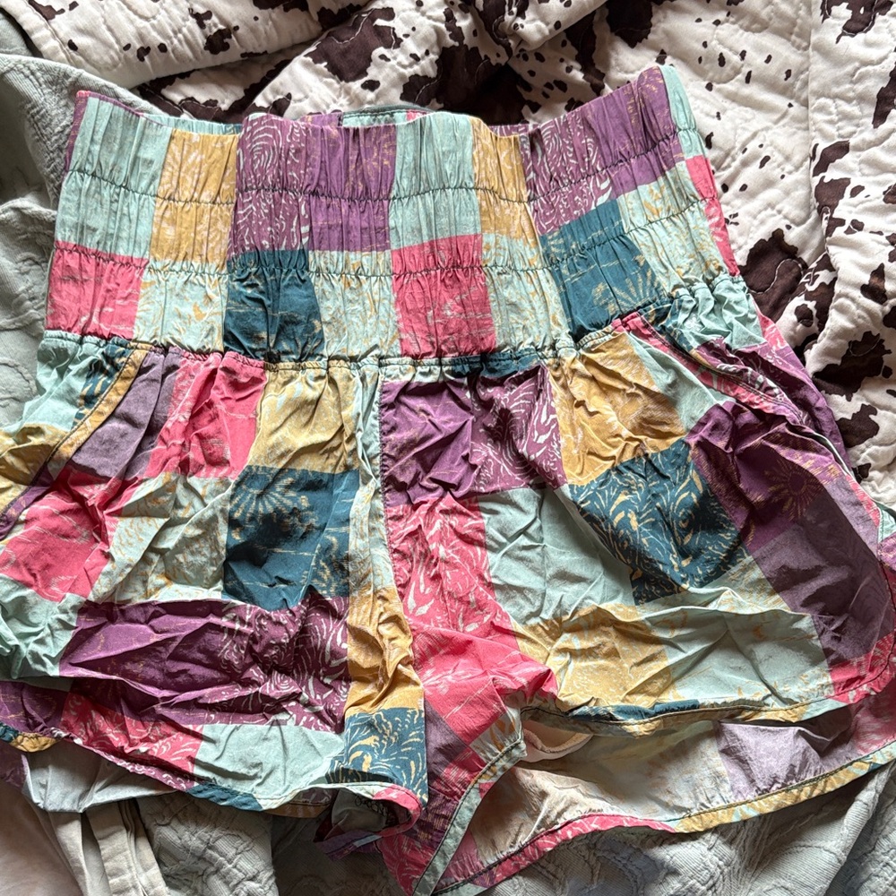 Colorful Patchwork Women's Shorts